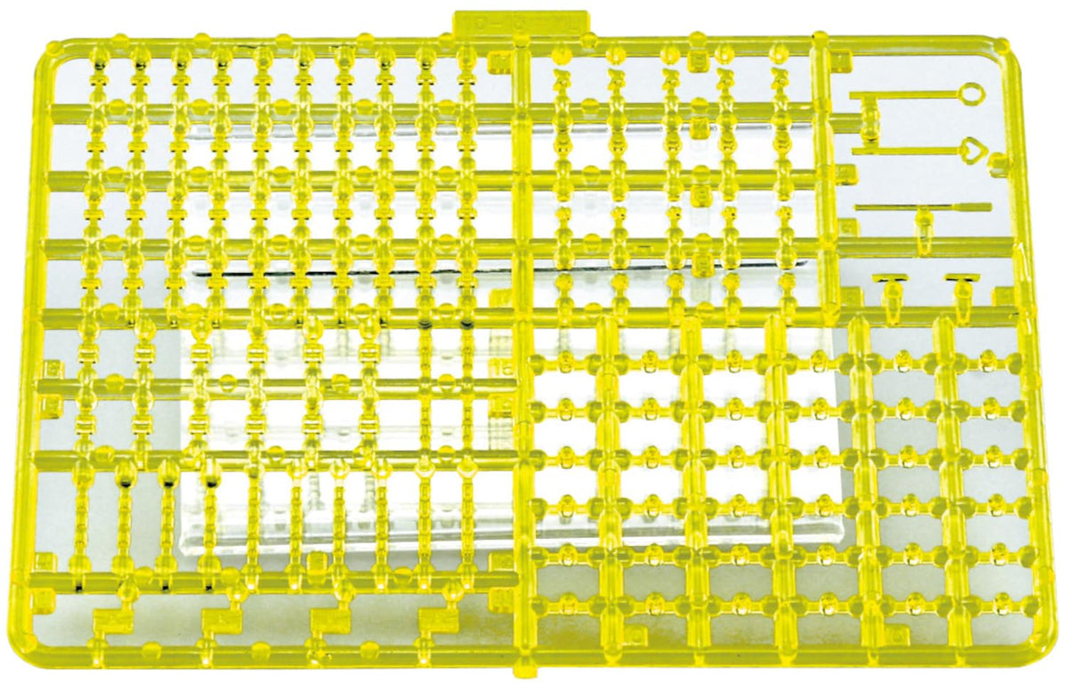 Qingdao Cultural Teaching Association (AOSHIMA) 1/32 The Decotra Parts No. 11-YE Set of 4 Light Yellow Marker Lamps for Plastic Models (Car)