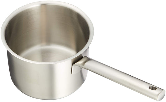Endoshoji AKTD101 Murano Induction, Deep Pot with One Hand, 6.3 inches (16 cm) (No Lid), Induction Compatible, 18-8 Stainless Steel