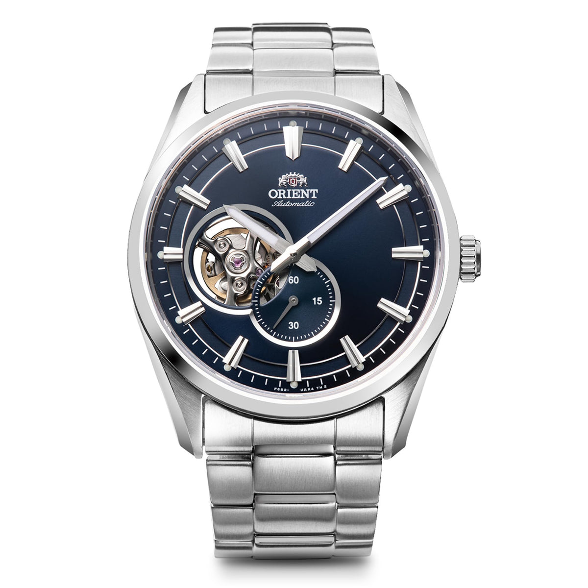 [Orient] Orient Contemporary Semi Skeleton Small Seconds Watch with Mechanical (hand winding) Navy RN – ar0002l Men's