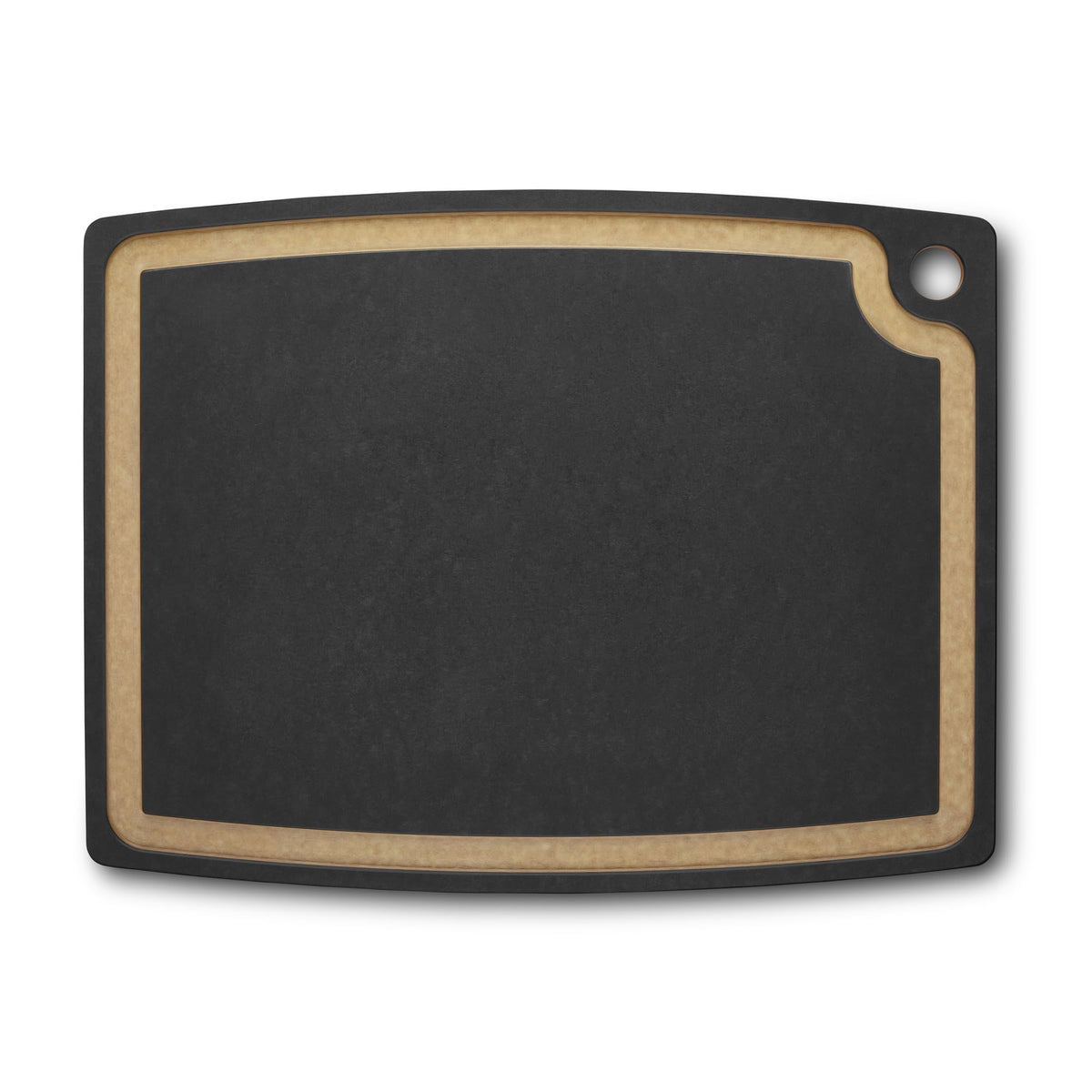 Victorinox Gourmet Series Chopping/Cutting Board with Juice Groove, Black, Large (7.4130.3)