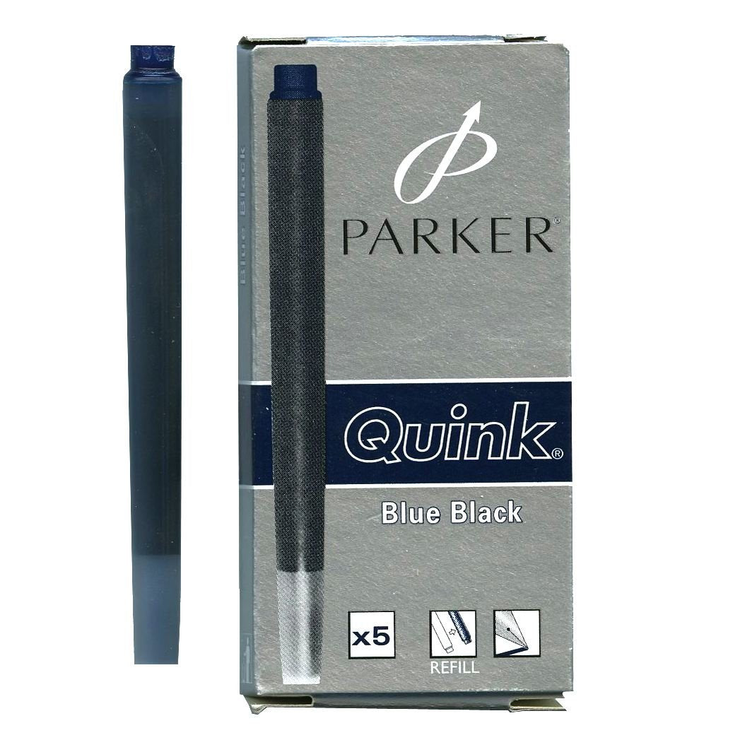 PARKER [Parker] fountain pen for Kuinku cartridge ink (5 pieces) Blue Black (S1162220)