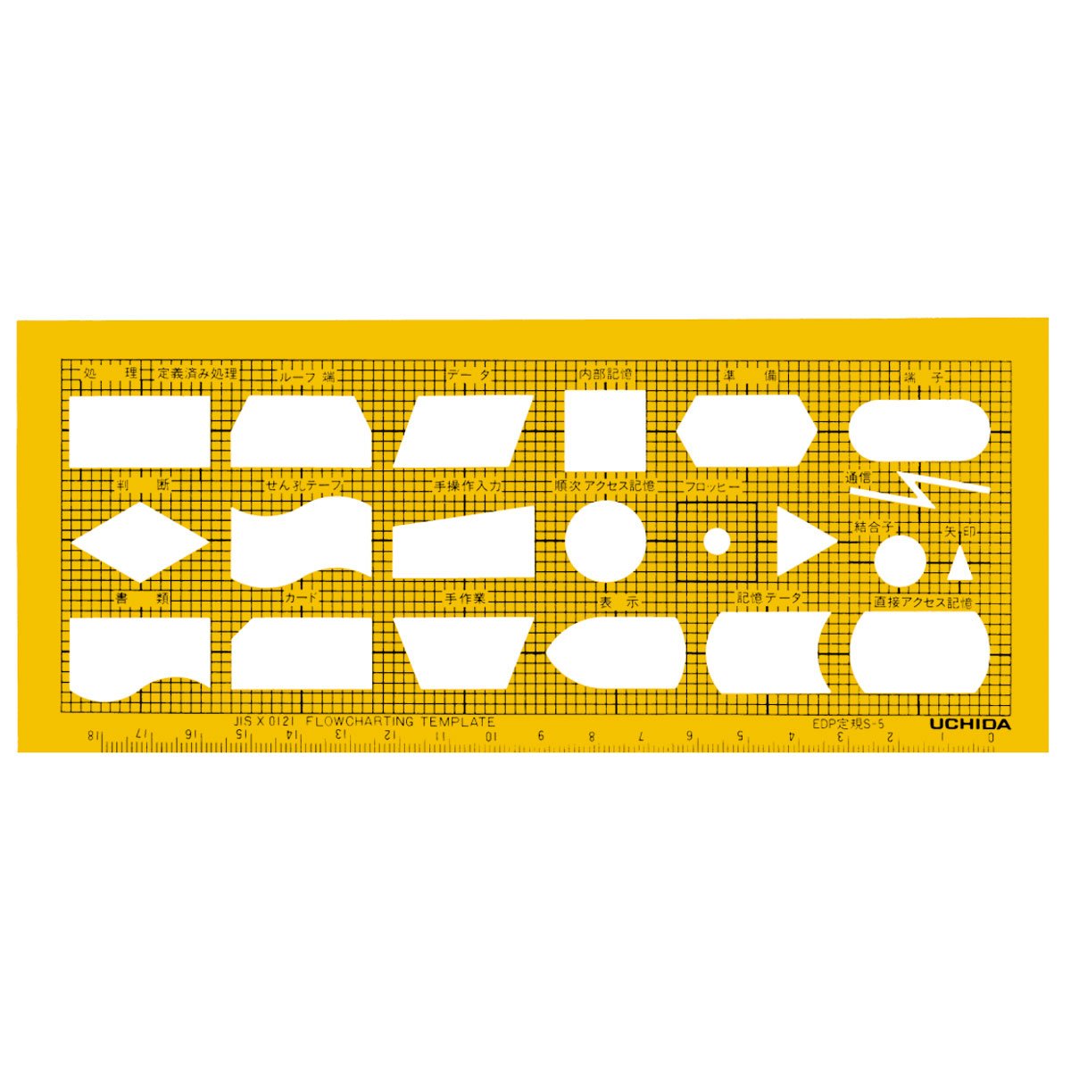 utida Template Small – 5 EDP Ruler