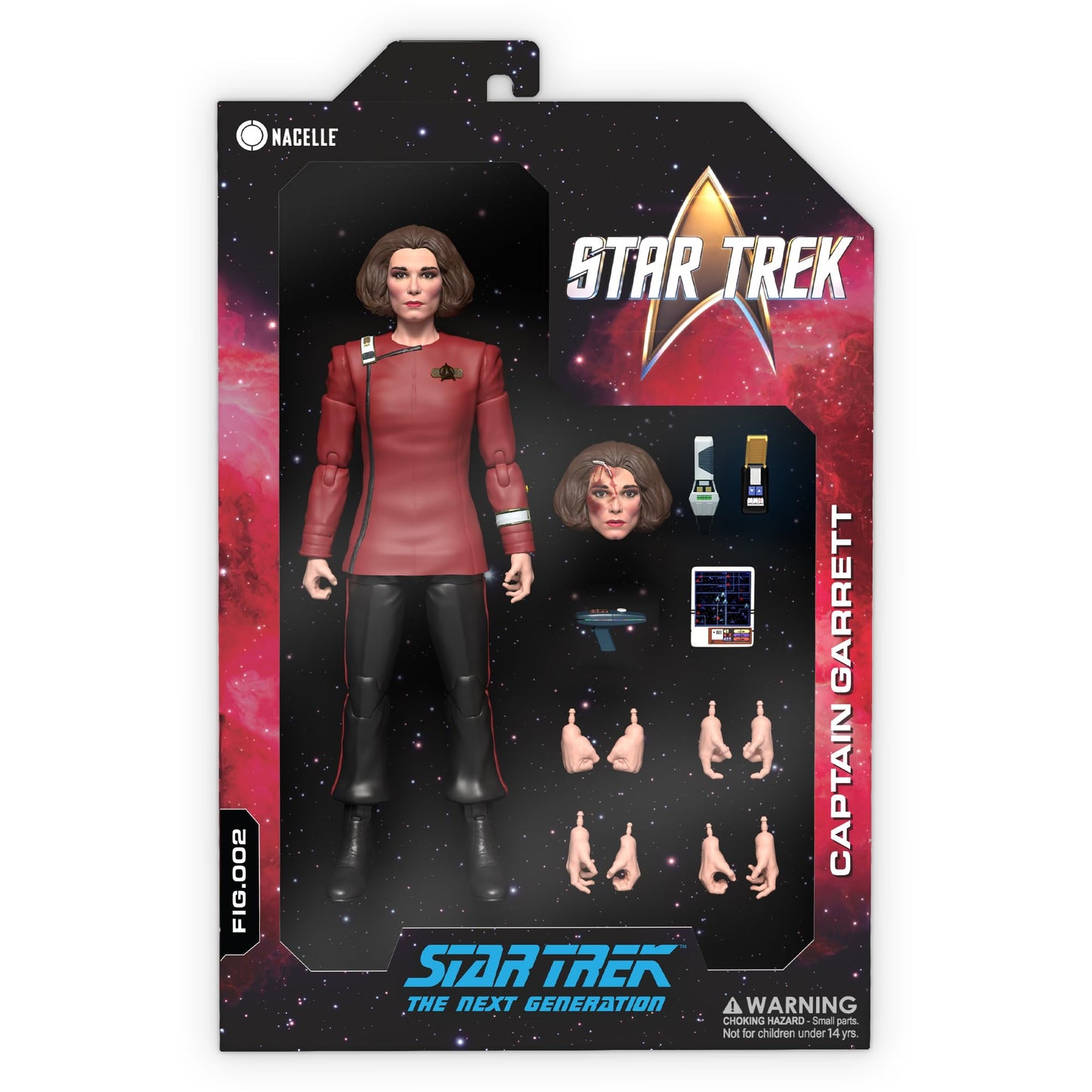 Star Trek Captain Garrett, The Next Generation - Yesterday's Enterprise, 1/10 Scale, Collectible Action Figure