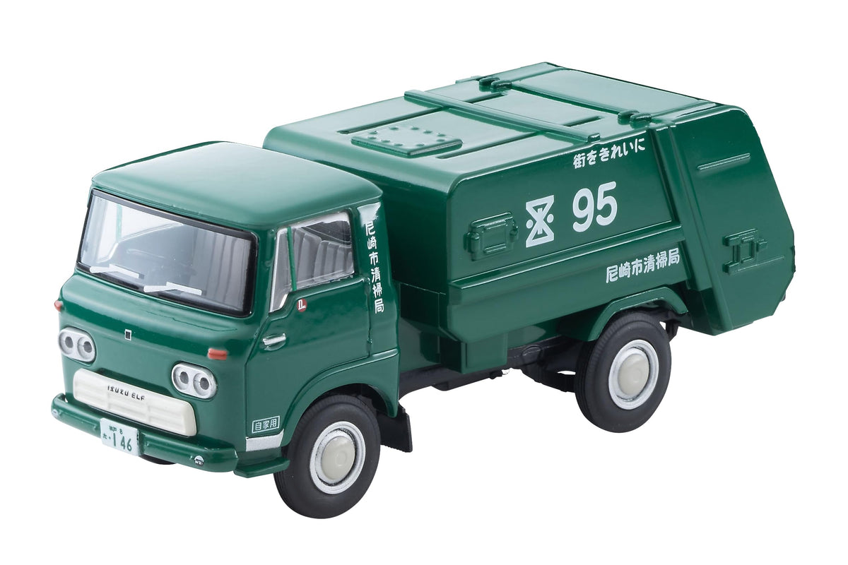 Tomica Limited Vintage 1/64 LV-208a Isuzu Elf Cleaning Car, Amagasaki City Cleaning Bureau Finished Product