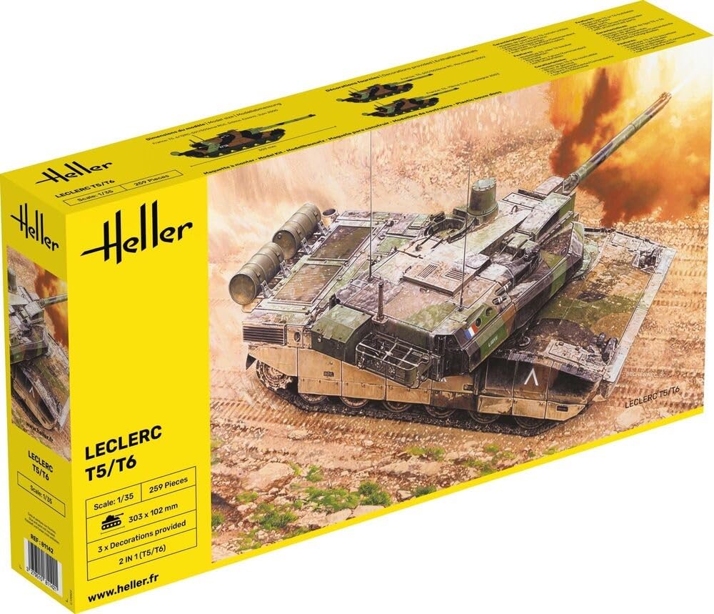 Platz HE81142 1/35 France Leclerc T5/T6 Plastic Model