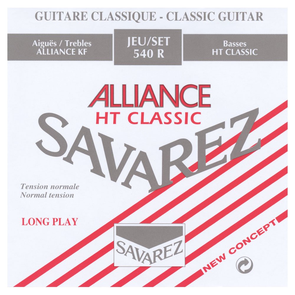 Savarez Strings 542R Nylon Classical Guitar Strings, Medium