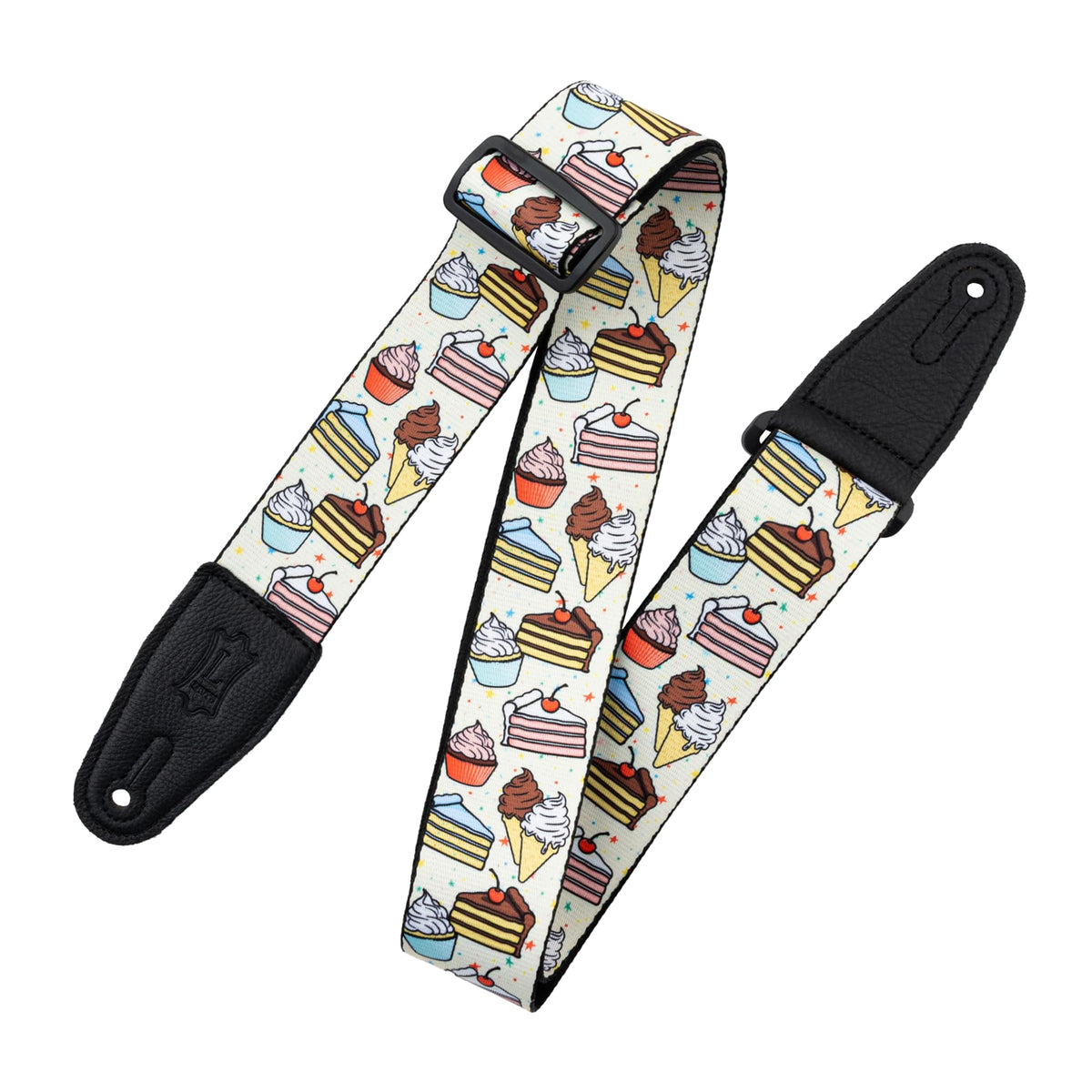 Levy's Tasty Grooves Guitar Strap - Green Taco Time