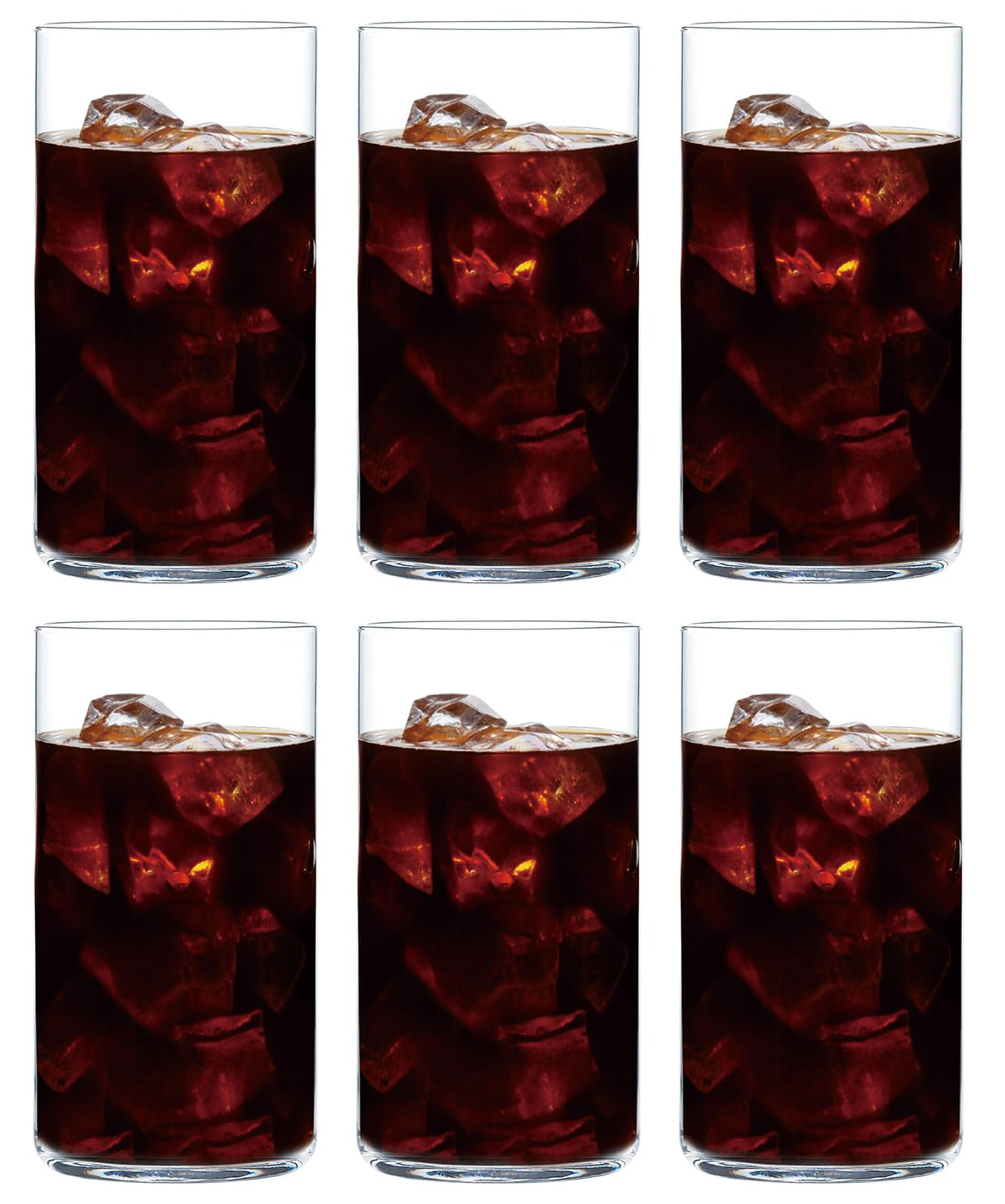 Toyo Sasaki Glass USURAI B-09129 Whiskey Glass, Rock Glass, 18.0 fl oz (560 ml), Set of 6, Shatter Resistant, Cup, Made in Japan, Dishwasher Safe