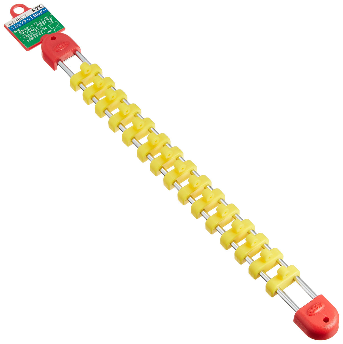 Kyoto Tool (KTC) Socket Holder EHB215, Drive: 0.2 x Total Length: 12.4 inches (315 mm), Number of Clips: 15
