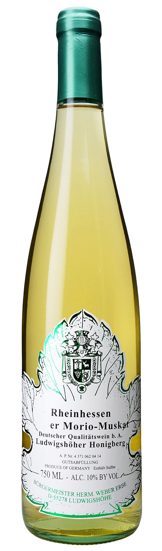 Rudwigiss Heffer Hornigberg Morliomskat (White Wine, Slightly Sweet, Germany, 25.5 fl oz (750 ml)