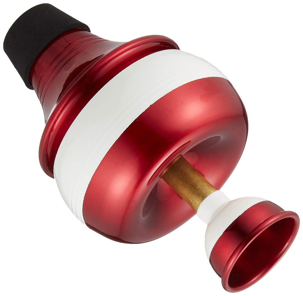 Humes & Berg 241 Stonelined Swish Wha Red/White Alum Trumpet Mute