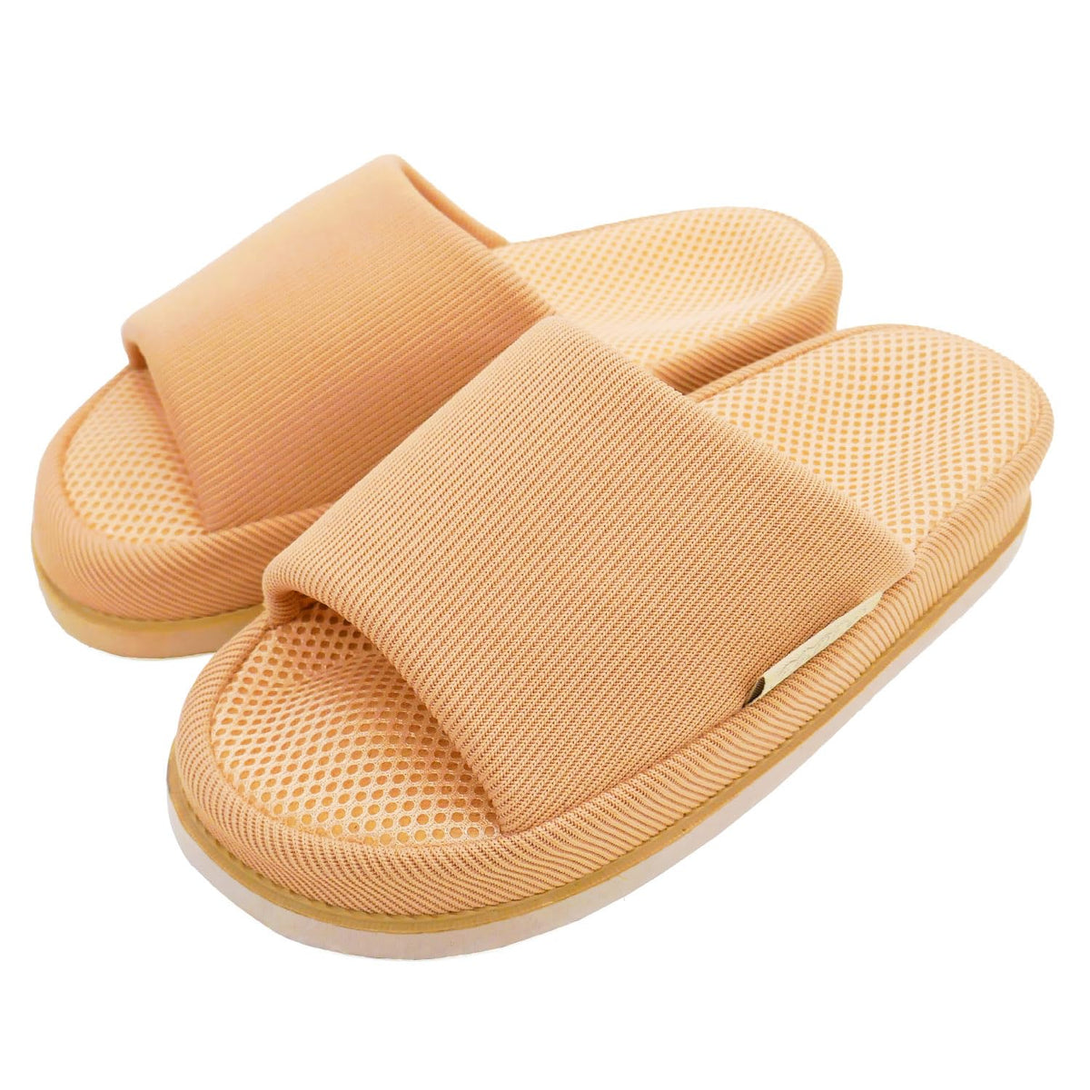 オクムラ Okumura NRAA5900BE Slippers, Reflex, Stimulates the Base of the Fingers of the Soles, M, Beige, Press Point Massage