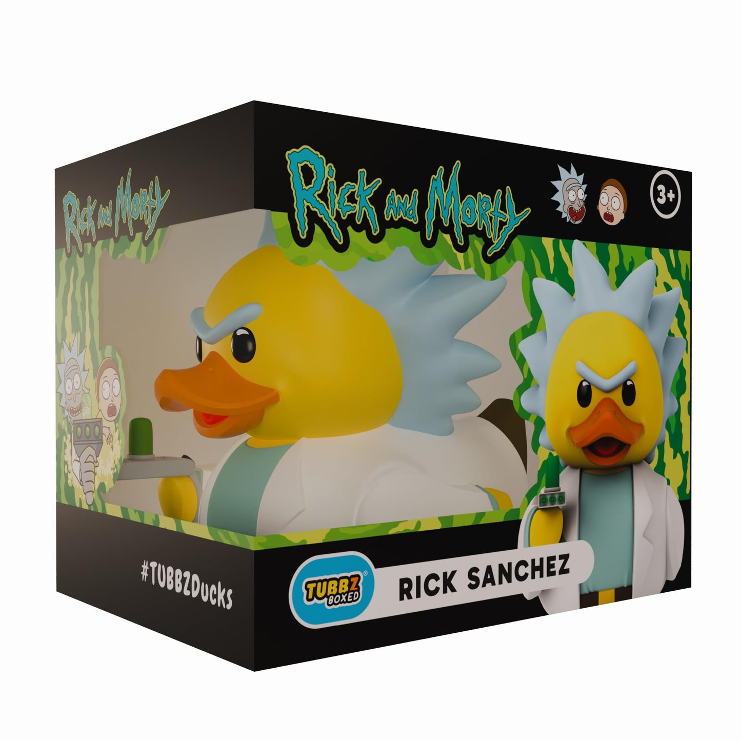 TUBBZ: Rick and Morty - Rick Sanchez Rubber Duck Collectible Toy 3.5"