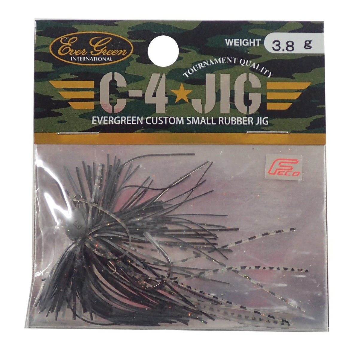 Evergreen C-4 jig 3.8g # 210 secret black