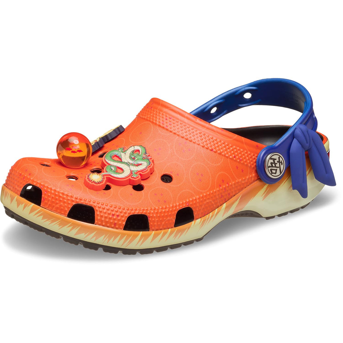 Crocs Unisex-Adult Dragon Ball Z Shoes, Goku Clogs and Slippers, Dragon Ball Z Classic, 6 Women/4 Men