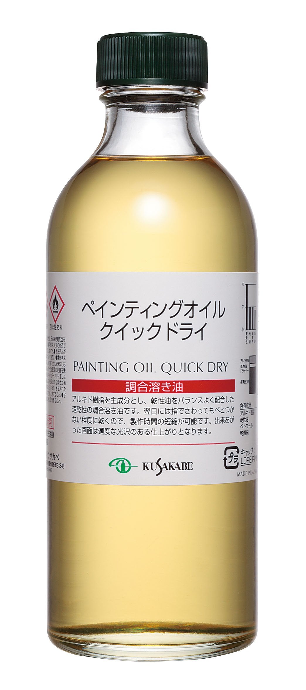 クサカベ 画用液 ペンティングオイルクイックドライ 250ml