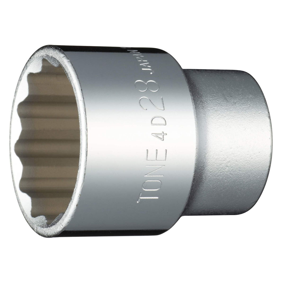 TONE Socket 12-Point 4D-28 1/2" Inch Drive 28mm