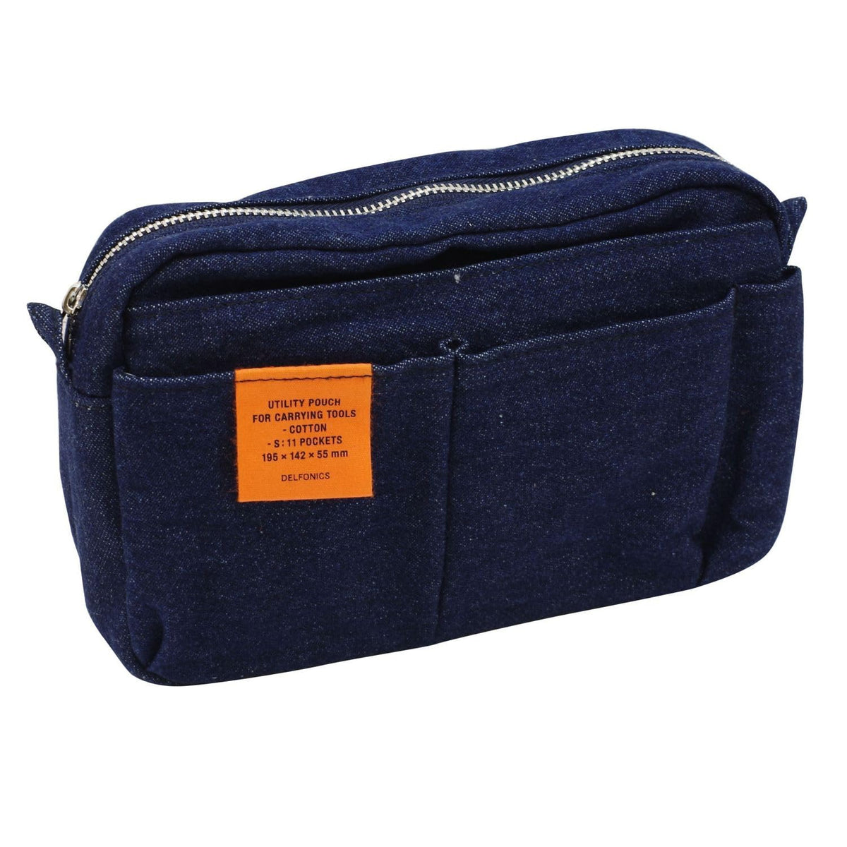 Delfonics Inner Carrying Case: 7.7 in. x 5-1/2 in. (Dark Blue Jean) / small