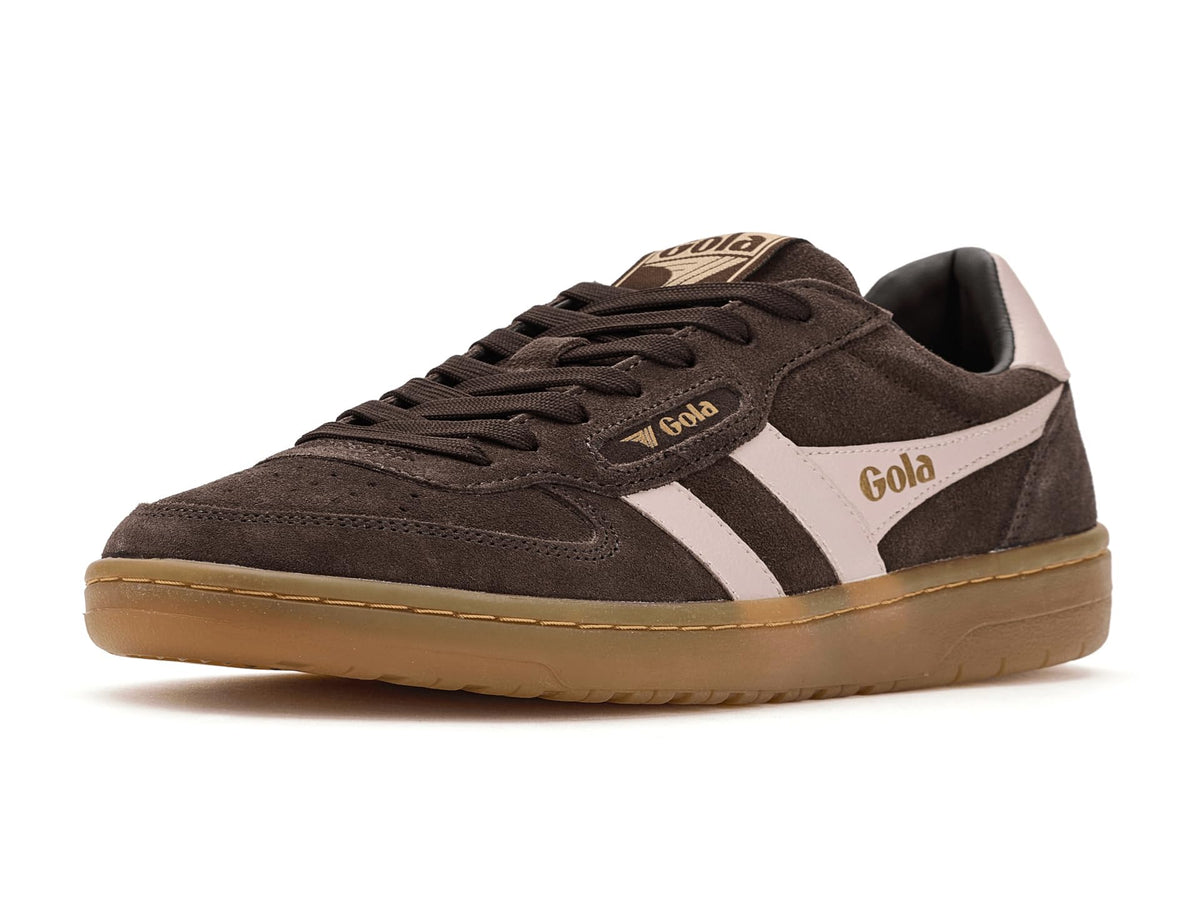 Gola, Women's, Hawk Suede 86, Mocha/Chalk Pink/Gum, 7.5, Medium