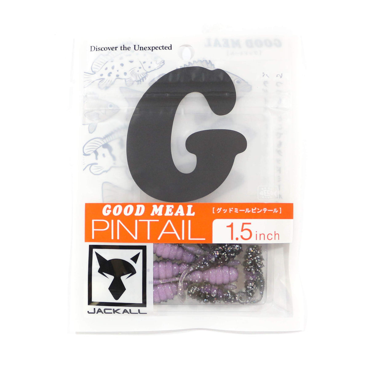 JACKALL Worm Goodmeal Pintail, 1.5 Inch, Anchory Pearl