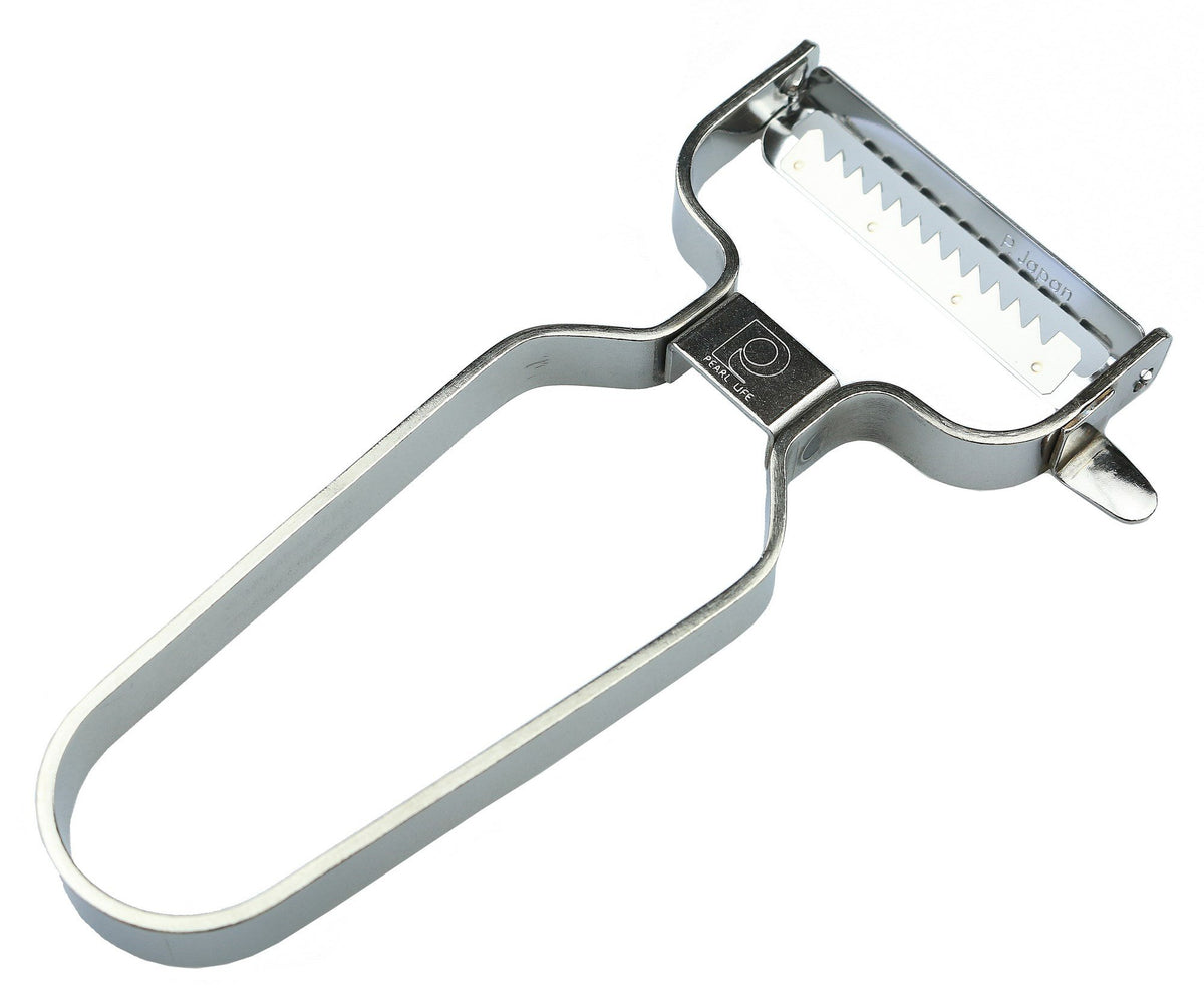 Pearl Metal CC-1014 Julienne Peeler, Stainless Steel, Made in Japan