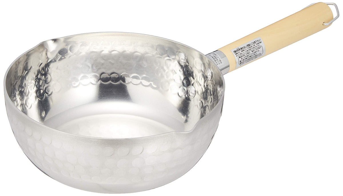 Pearl Metal H-1757 Snow Flat Pot, 7.1 inches (18 cm), Aluminum River