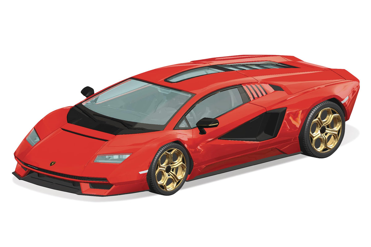 Aoshima Lamborghini Countach LPI 800-4 (Red Ver.) 1:32 Scale Model Kit