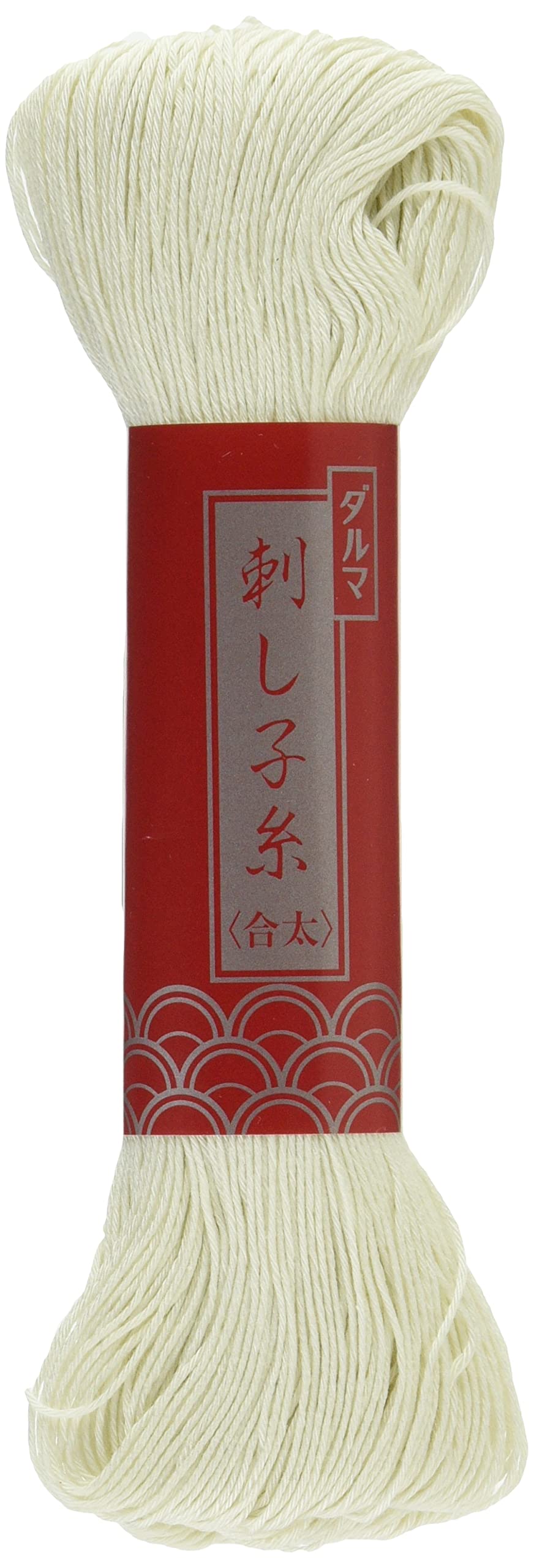 Sashiko Thread JUMBO Skein, 100 meters - Color #102 "Natural" - Japanese Quilting & Embroidery