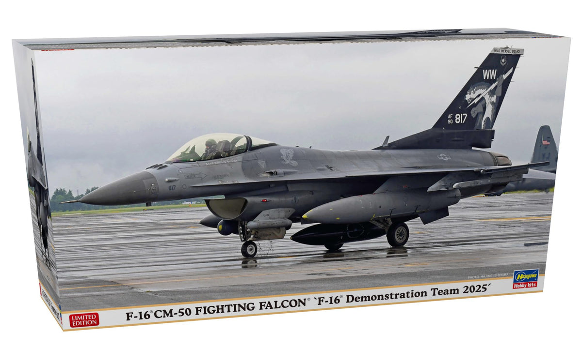 Hasegawa 1/48 USA F-16CM-50 Fighting Falcon "F-16 Demo Team 2025" Plastic Model 07558 (Airplane)