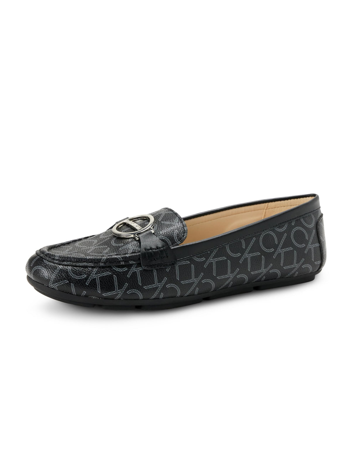 Calvin Klein Women's Layne Loafer, Black 002, 10