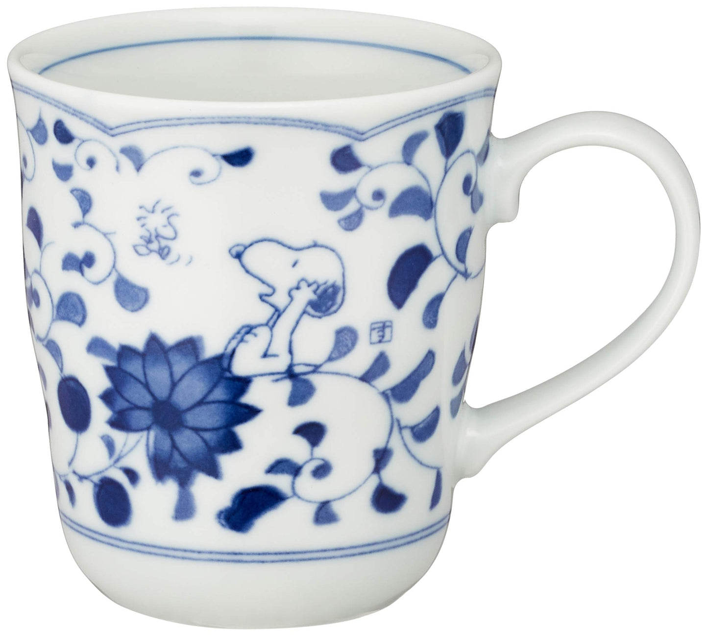 Sunupii 630133 Indigo Arabesque Mug, Comes in a Gift Box, Arabesque