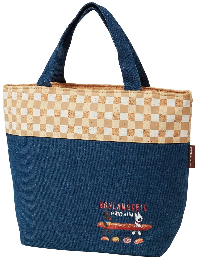 Skater KBCO2-A Cork x Denim Cooler Bag, M, Lisa and Gas Pearl