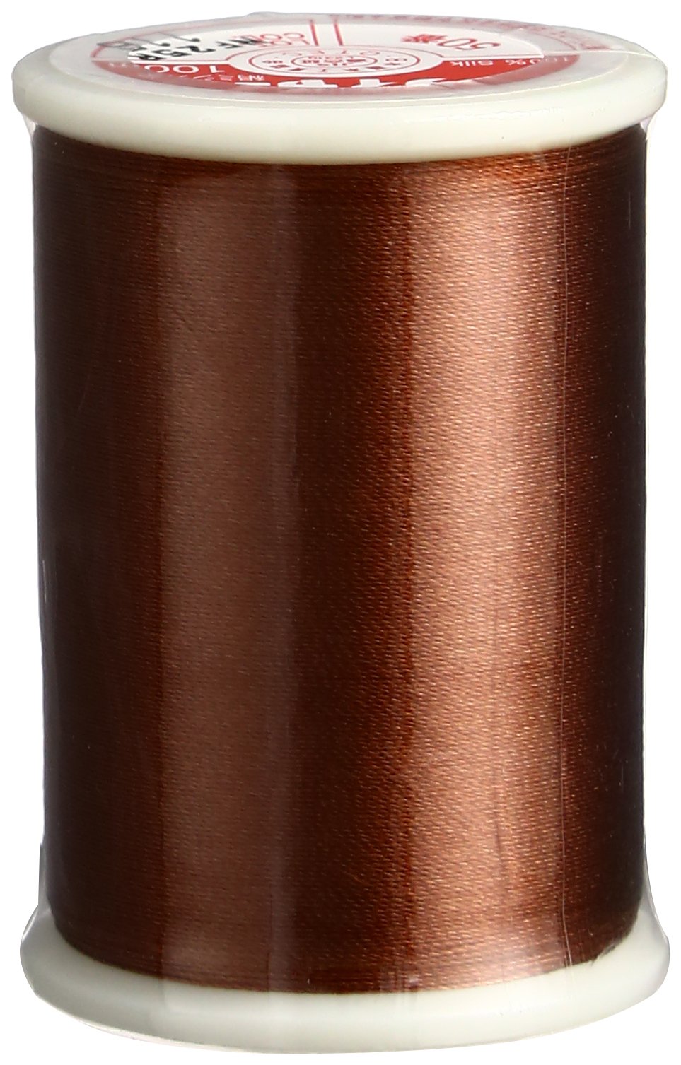 Superior Threads Tire Silk #50 3-Ply 50-Weight High Sheen Silk Embroidery Quilting Sewing Thread - 109 Yard Spool (#116 Deep Henna)