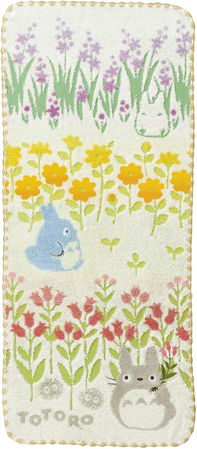 Face Towel Ghibli My Neighbor Totoro 34 Ã— 80cm Wildflowers