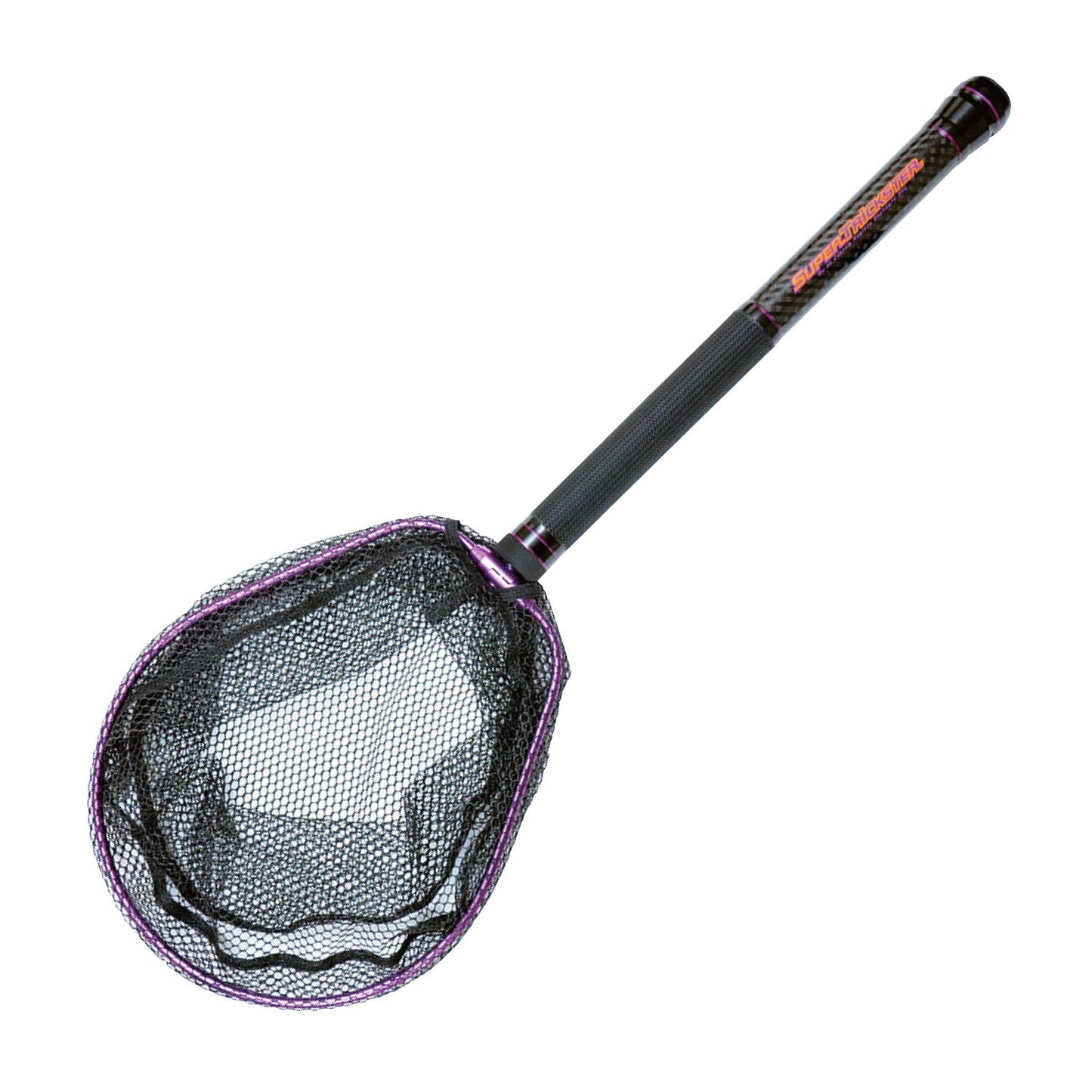 Jackson STN-180 PU Landing Net, Trick Star Net, 70.9 inches (180 cm), Purple x Orange