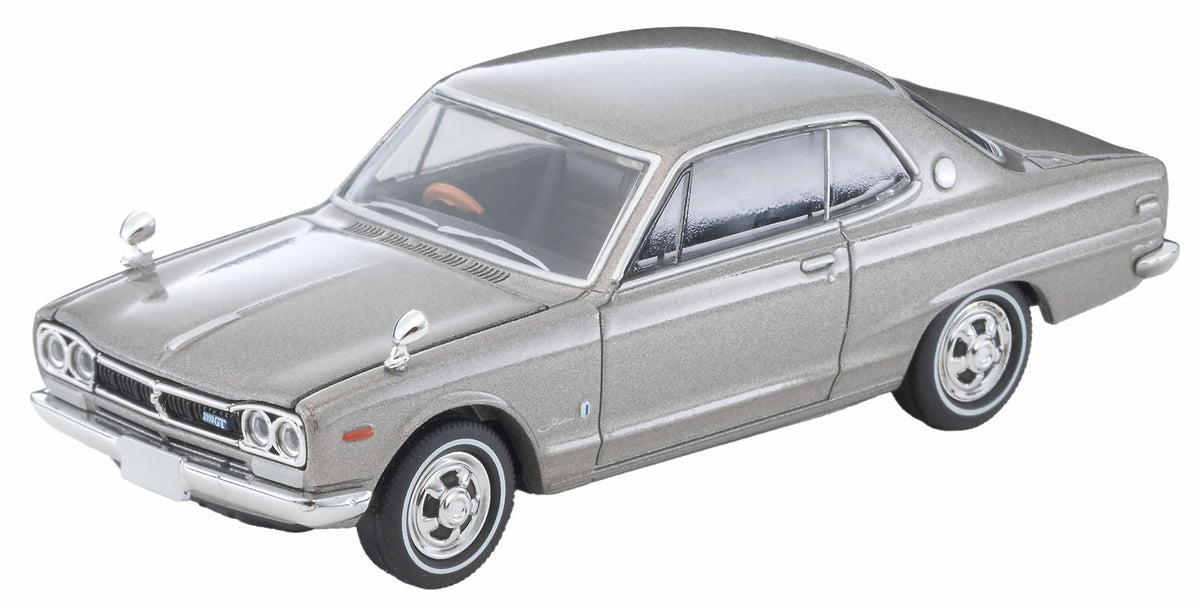 TOMYTEC 336495 Limited Vintage Neo 1/64 LV-N357a Nissan Skyline Hardtop 2000GT Silver, 71 Year Assembled Product