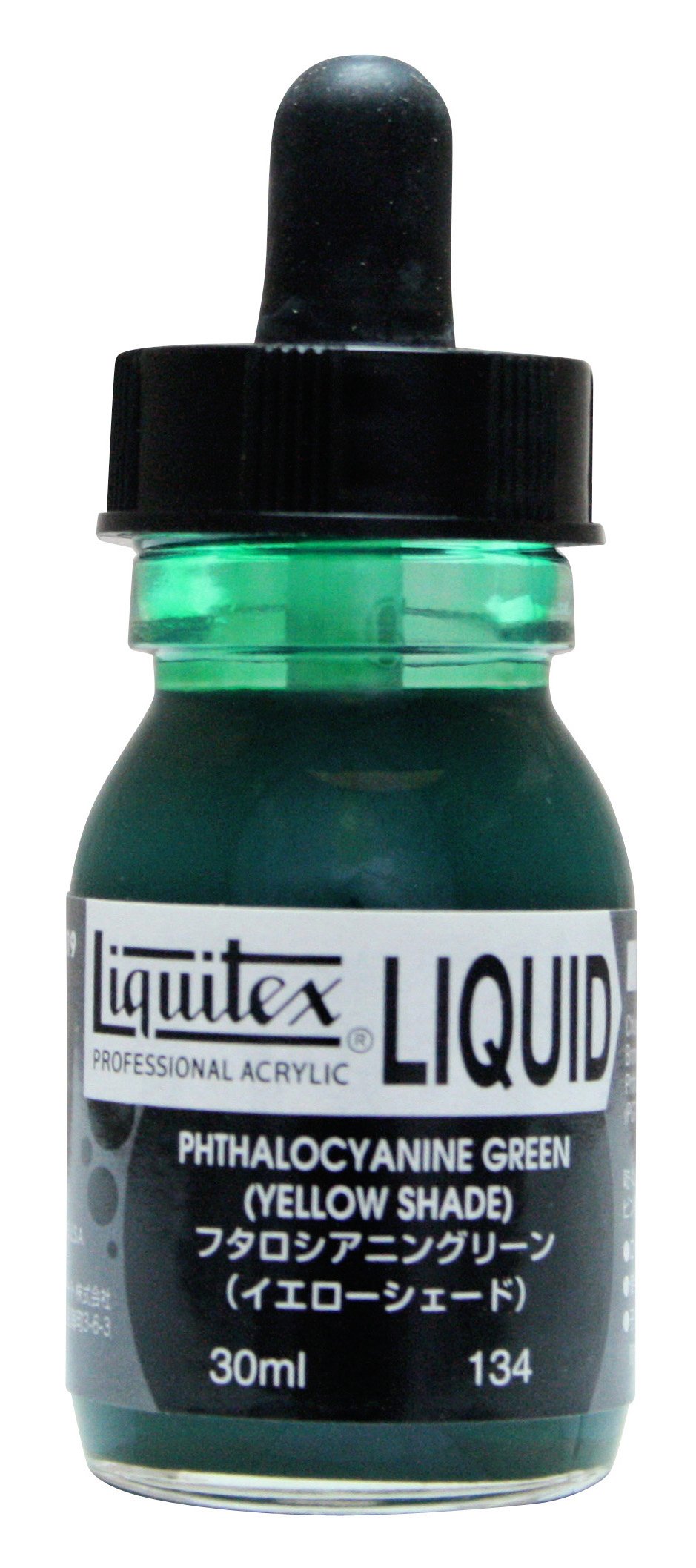 LIQUITEX Acrylic Paint Liquid Phthalo Green Yellow Shade, 134, 1.0 fl oz (30 ml)