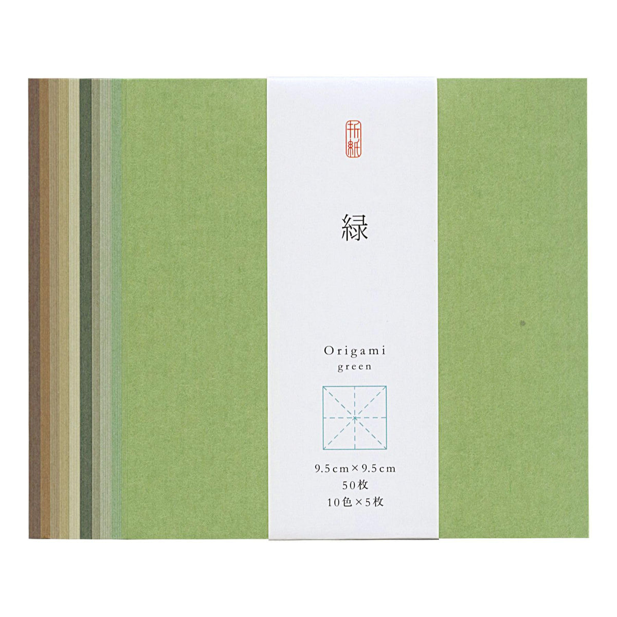 Shogado 29277 Origami, 3.7 inches (9.5 cm), Green