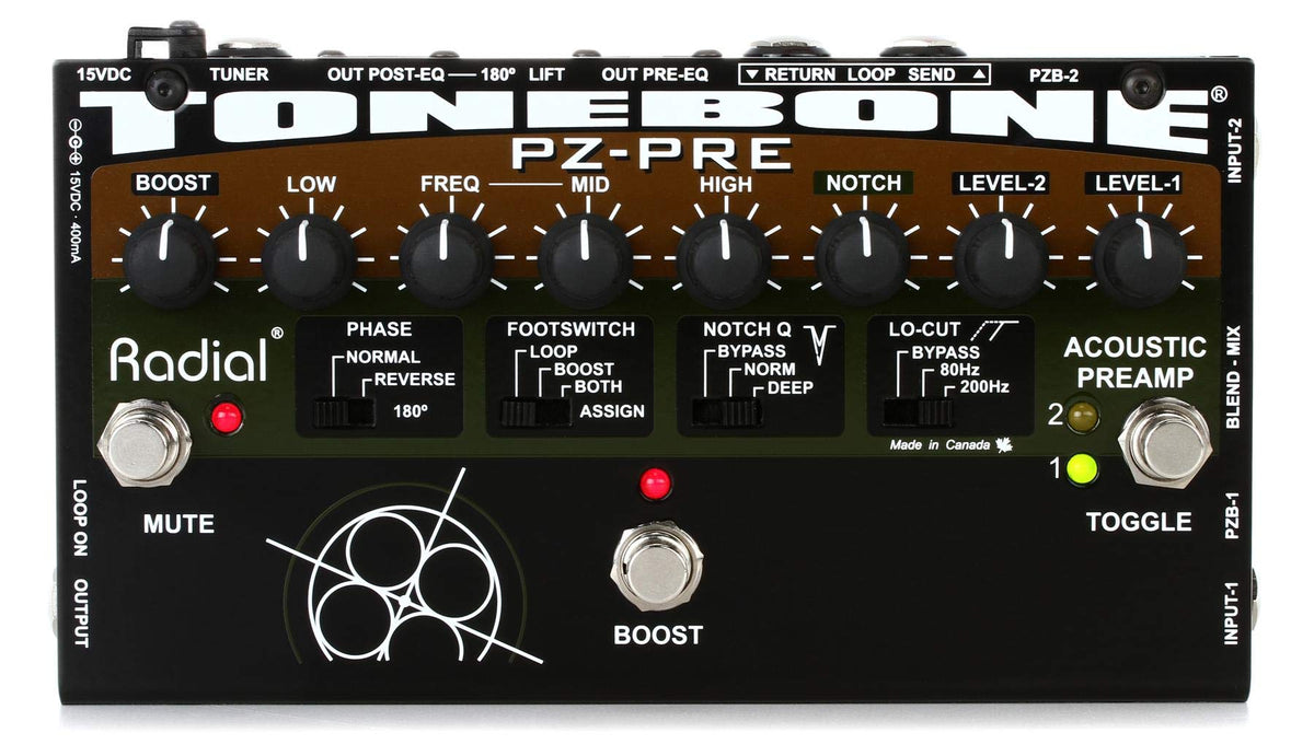 Radial Tonebone PZ-Pre Acoustic Preamp