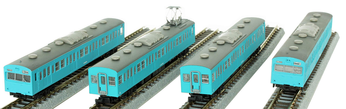 Z Gauge T022-12 National Railway 103 Series Sky Blue Low Drive Type 4-Car Basic Set