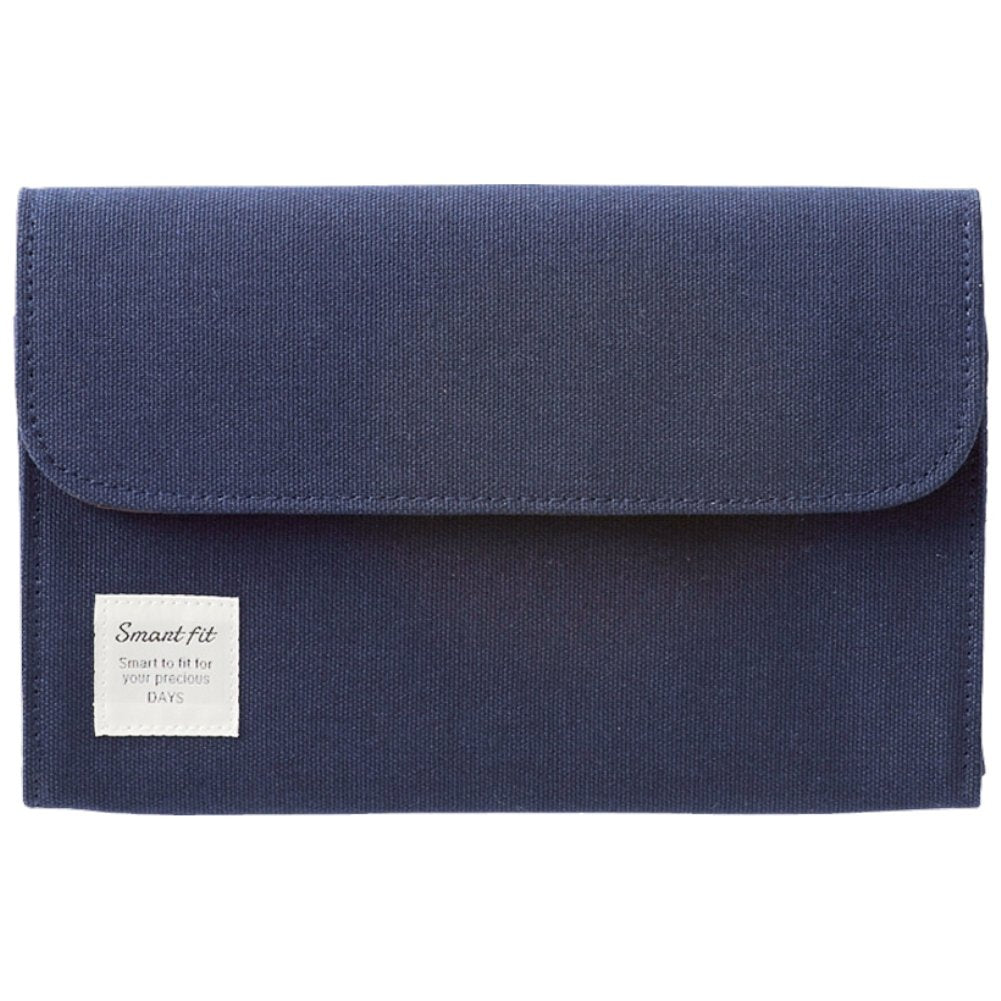 Lihit Lab A7701-11 Accordion Pouch, Small, Navy