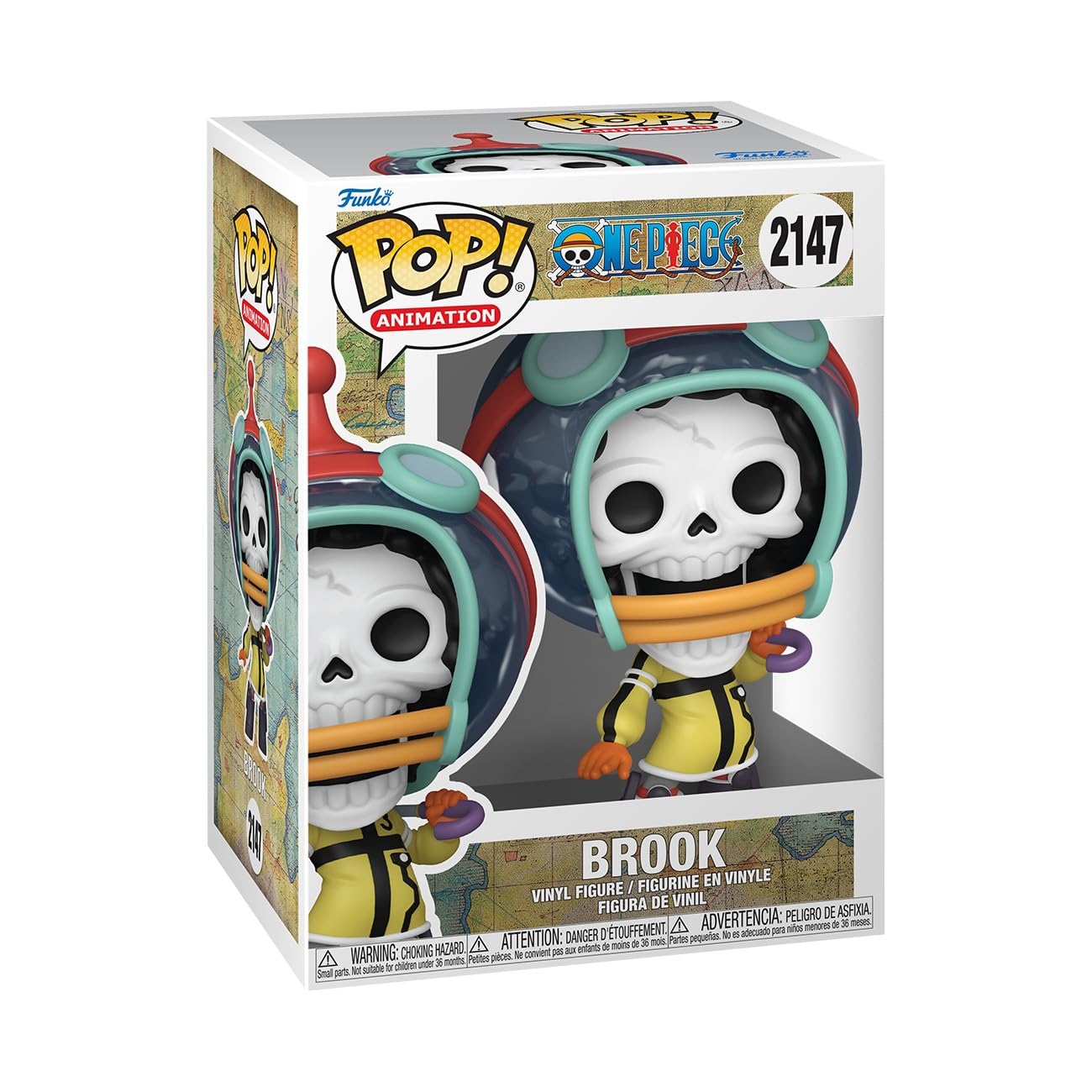 Funko Pop! Animation: One Piece - Brook - Egg Arc - Collectable Vinyl Figure - Gift Idea - Official Merchandise - Toys for Kids & Adults - Anime Fans - Model Figure for Collectors and Display