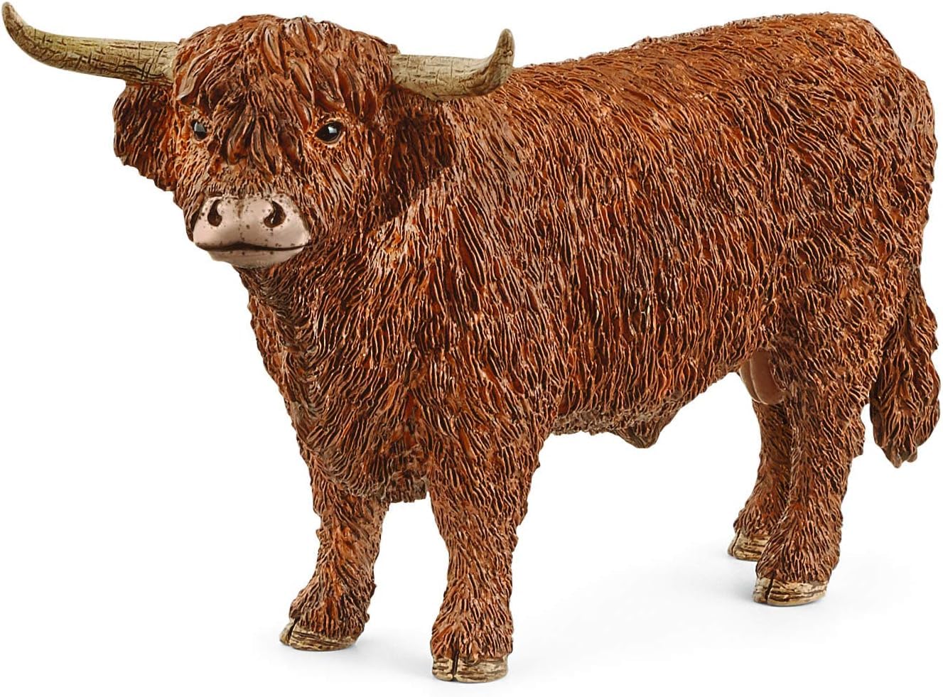 Schleich Farm World - Highland Bull Toy Figurine - Kids Ages 3+ | 13919