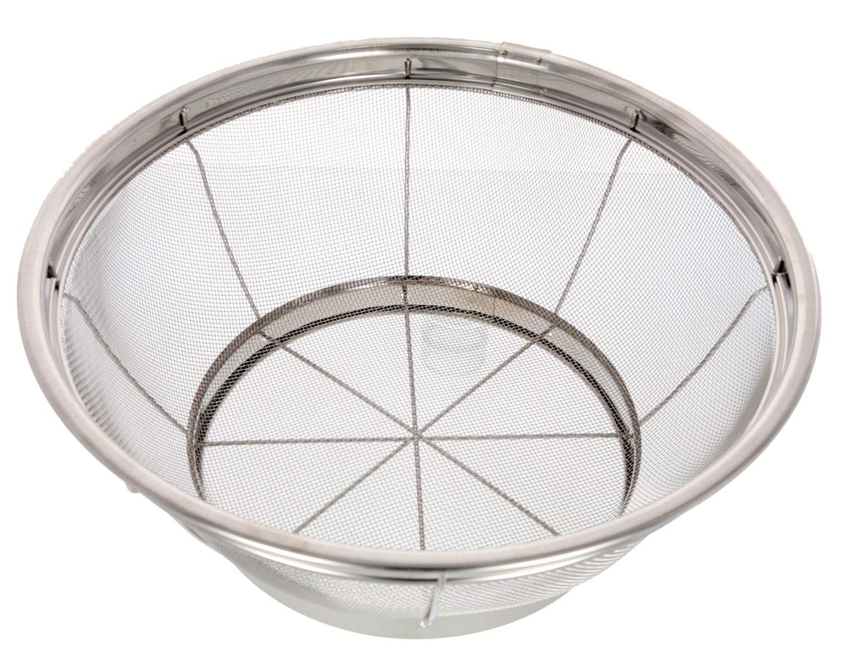 Takagi Deep Colander, 13.8 inches (35 cm), Silver