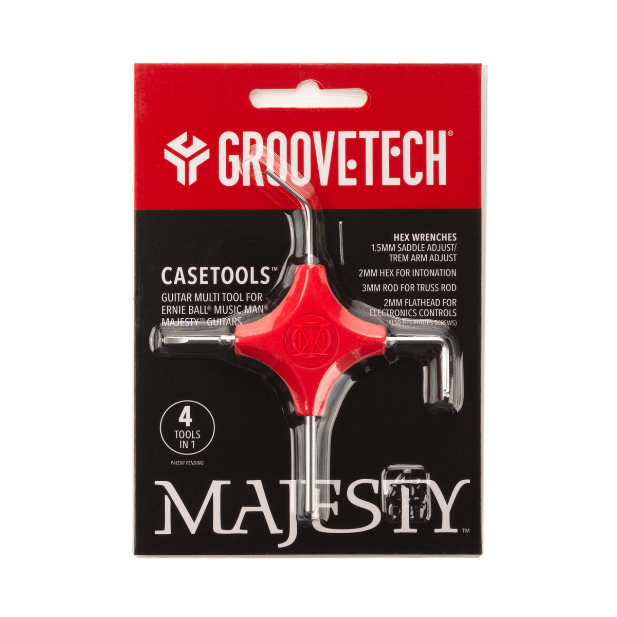 GrooveTech CaseTools Guitar Multitool Maintenance Tool for MusicMan Majesty