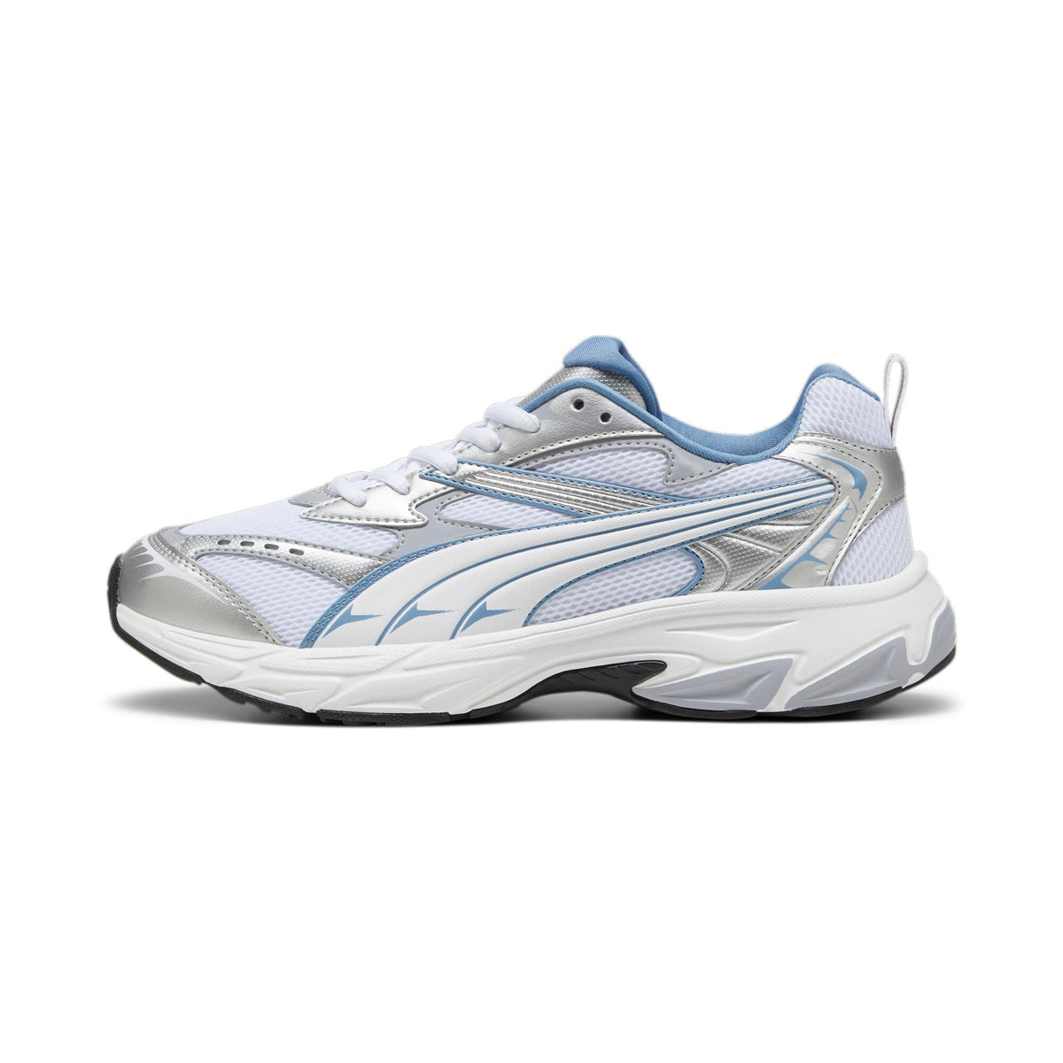 PUMA Boys Morphic Casual Trainers Sneakers White 5