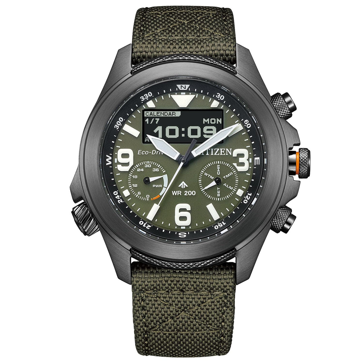 Citizen JV1005-02W PROMASTER Land Series Light-Powered Japan Import New