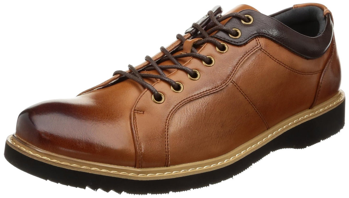 Mario Rosette MR421 Men's Sneakers Boots, Memory Foam, Soft, Sports Shoes, Braun, 27.0 cm 3E