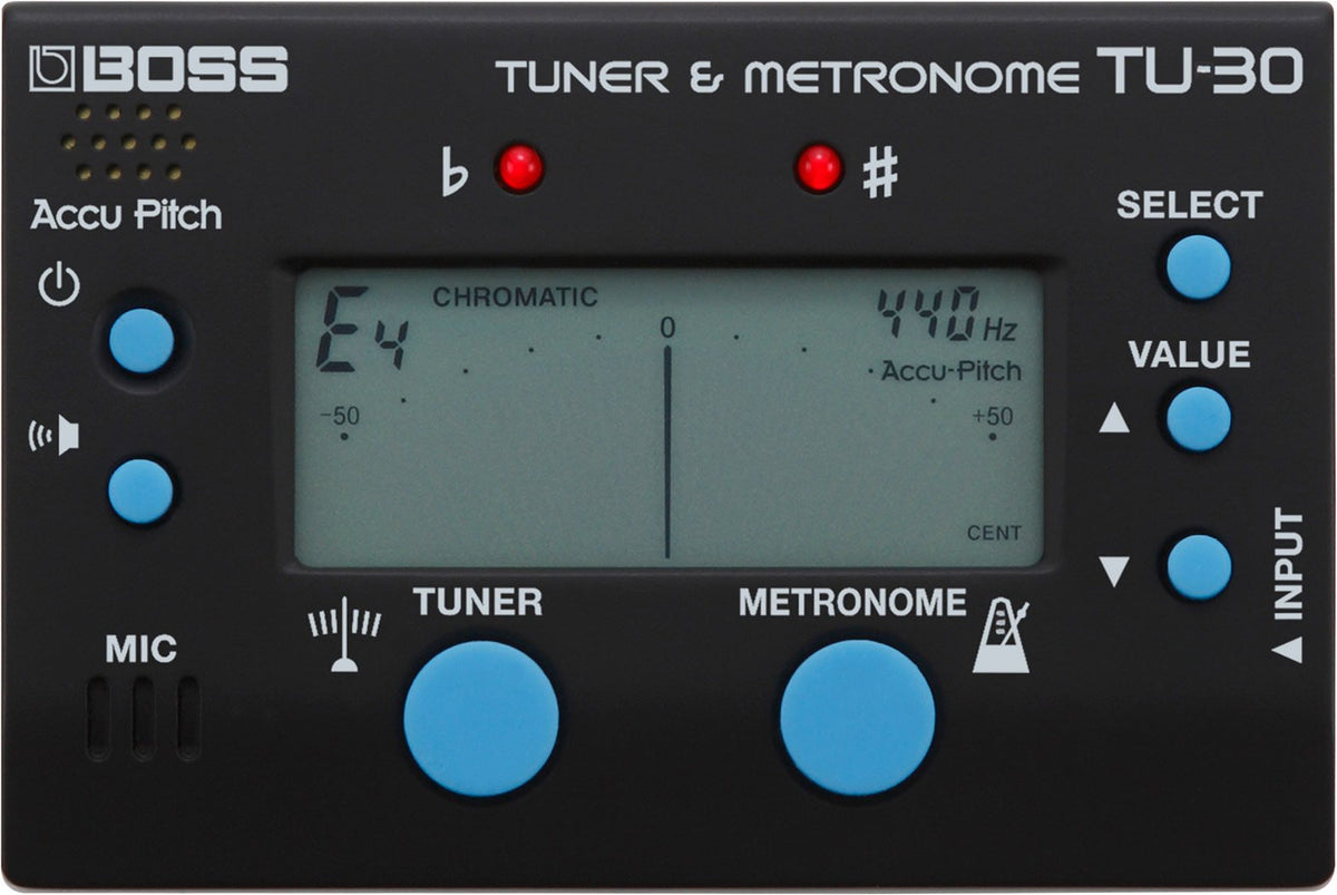 BOSS TU-30 Metronome & Tuner (TU-30)