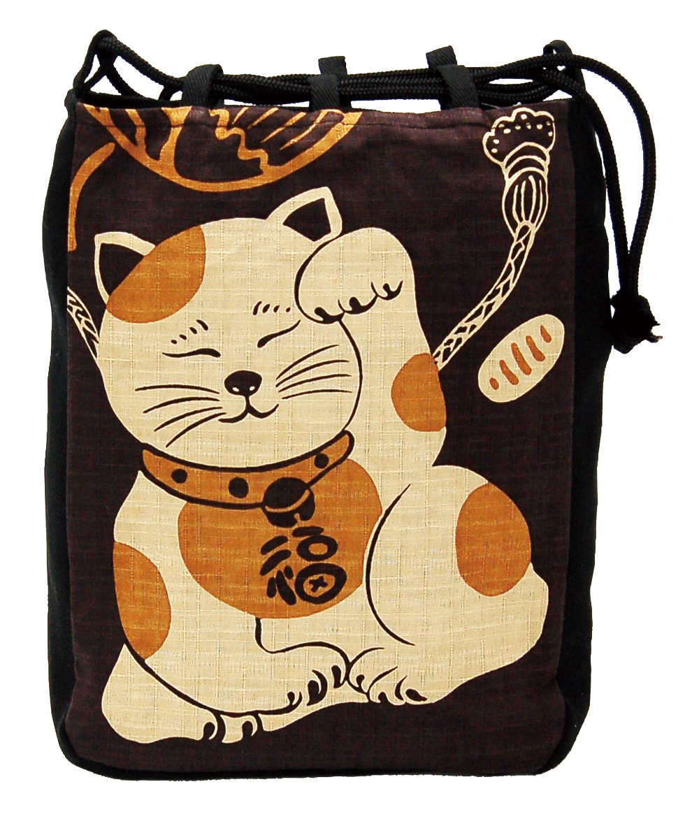 ヤマコー Cloth Bag, 約18×高さ25×底マチ3cm, Black (Black 19-3911tcx)